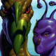 Dak Hamee the Hork-Bajir and his partner Aldrea-Iskillion-Falan the Andalite.